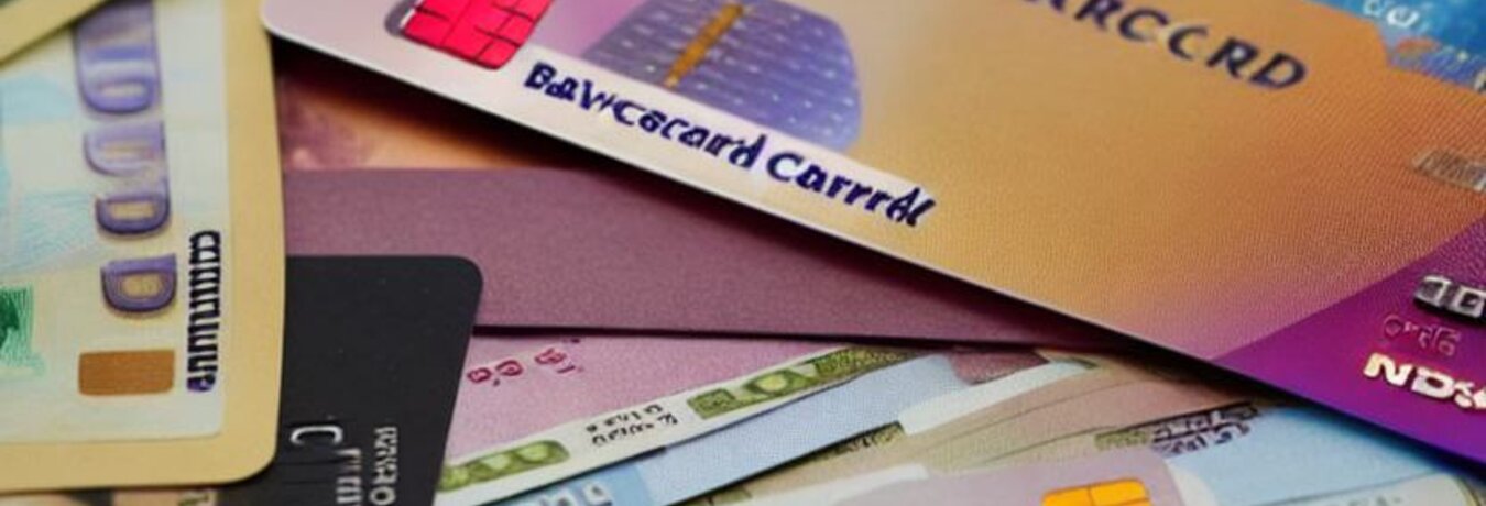 DKB Girokonto - Abstraktes Bild mit Kreditkarten und Geldscheinen